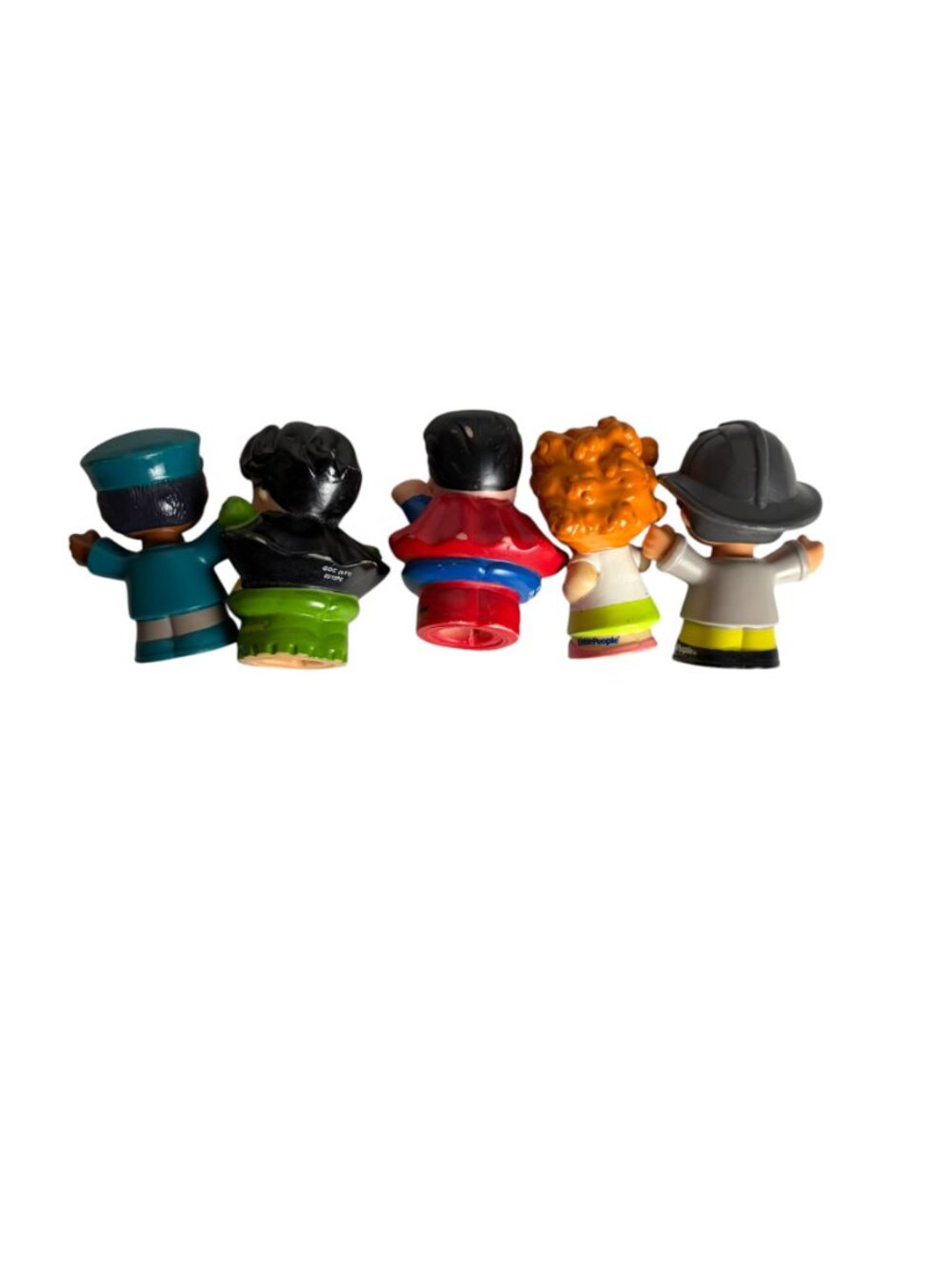 Fisher Price Little People Lot Superman Fireman Mixed 5pc Figures Toys Robin - Picture 2 of 4